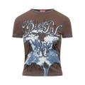 Diesel T-Brenda Short-Sleeve Top "Brown"