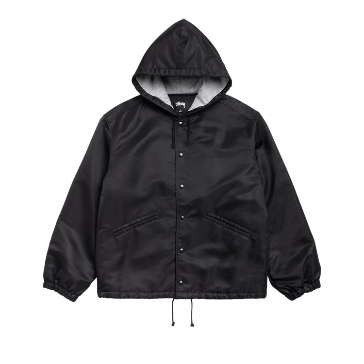 Stussy Hooded Coaches Jacket "Black"