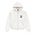 Stussy Long Haul Zip Hoodie "Off White"