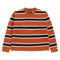 Stussy Striped Wool Sweater "Umber"