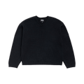 Stussy Roll V Neck Sweater "Black"