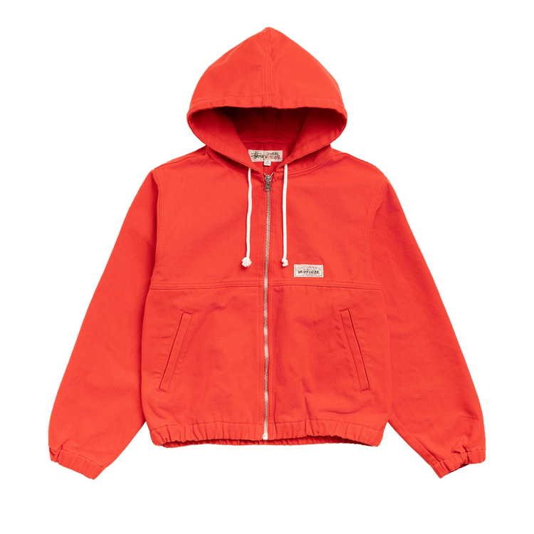 Stussy Work Jacket Unlined Canvas "Red"