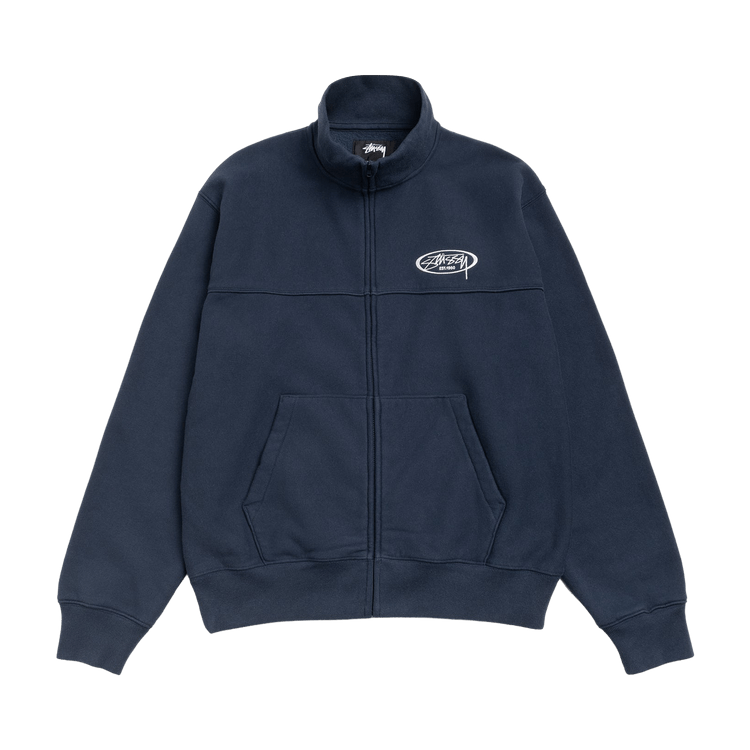 Stussy Fleece Track Jacket "Navy"