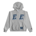 Eric Emanuel EE Felt Zip-Up Hoodie "Heather Grey"