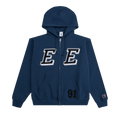 Eric Emanuel EE Felt Zip-Up Hoodie "Navy"