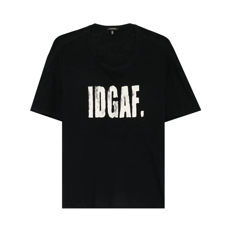 R13 I Don"t Give A F Relaxed T "Black'