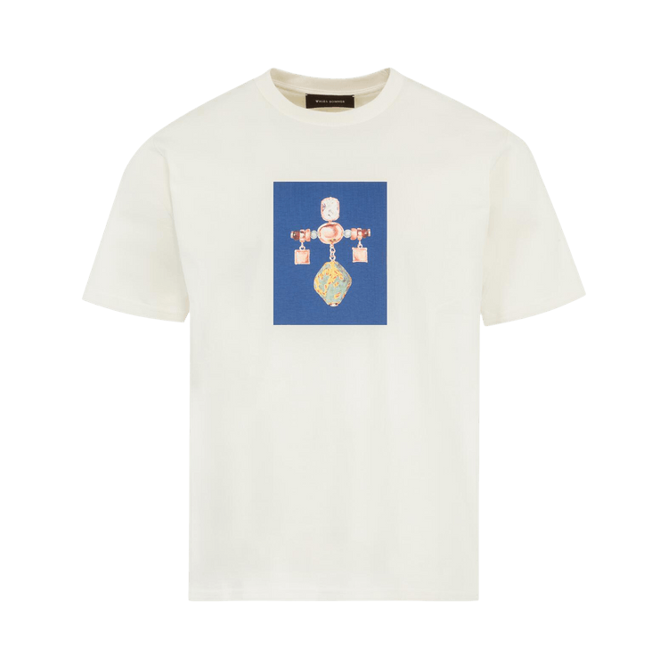 Wales Bonner Compass Tee "Ivory"