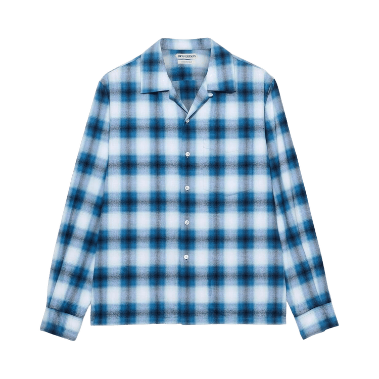 JW Anderson Check Shirt "Airforce Blue"