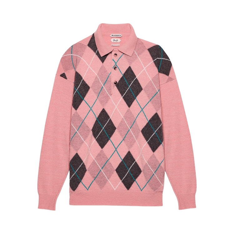 JW Anderson x Pringle Polo "Bubblegum"