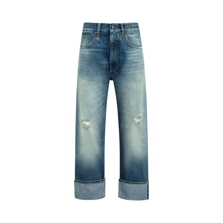 R13 Cuffed X-BF Jean "Abyss Selvedge Blue"