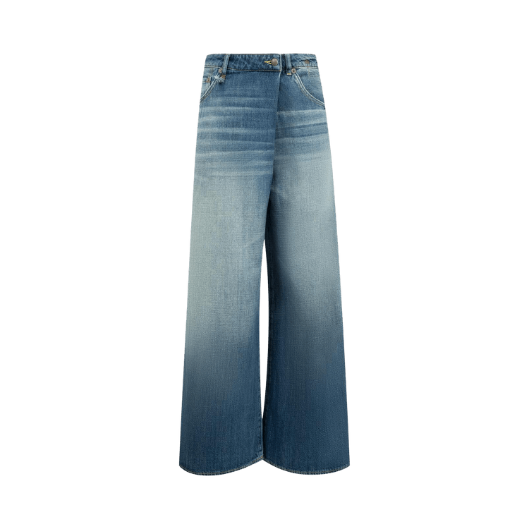 R13 Nico Wrap Jean "Raine Blue"