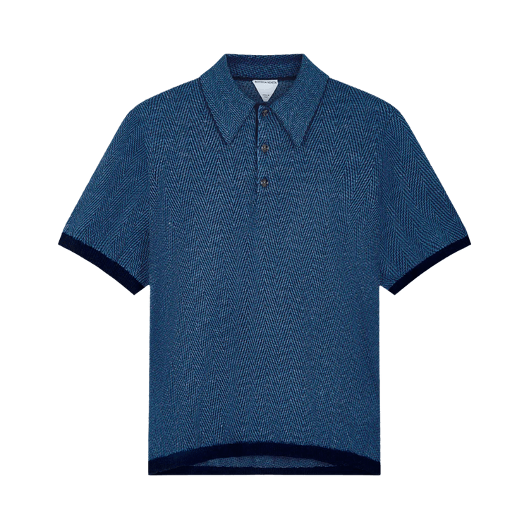 Bottega Veneta Polo "Navy/Squill"