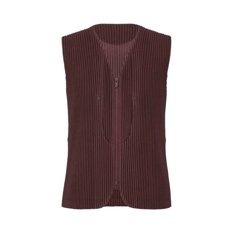 Homme Plissé Issey Miyake Vest "Wine Purple"