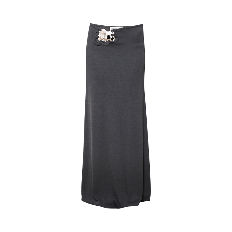 Christopher Esber Trio Stone Skirt "Steel"