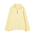 Auralee Pile Pullover Shirt "Light Yellow"