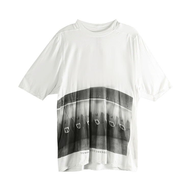 Rick Owens Jumbo Short-Sleeve T-Shirt "Milk Wash/Black"