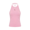 Marine Serre Pearl Logo Top "Pink"