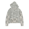 Auralee Panel Knit Pullover Parka "Off White/Black"