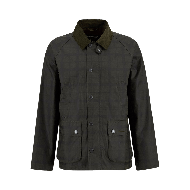 Barbour Tartan Ambleside Wax Jacket "Archive Olive"
