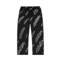 Hellstar Roll Print Graffiti Baggy Sweatpants "Black"
