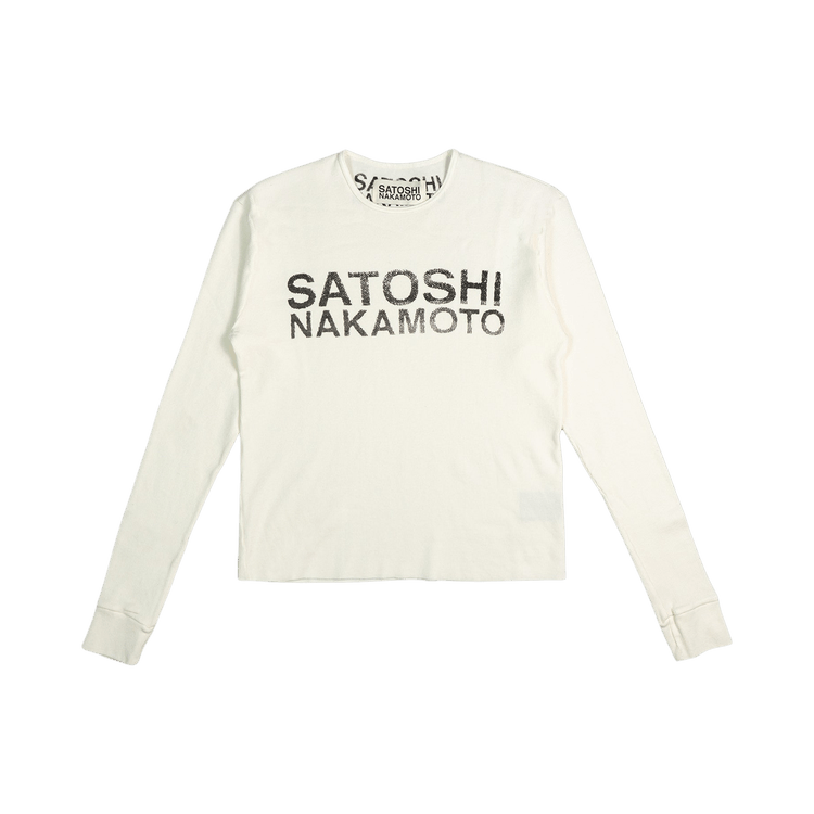 Satoshi Nakamoto Logo Thermal "White"