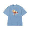 Market Smiley Bearly A Care T-Shirt "Dusk Blue"