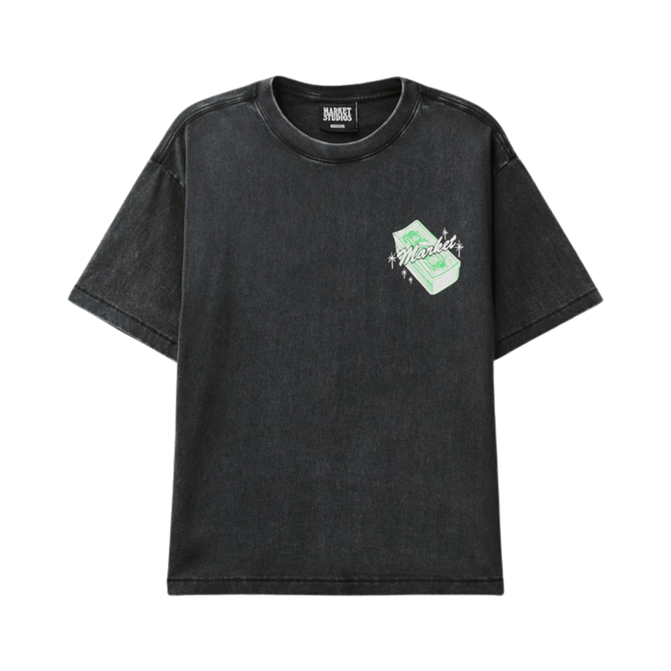 Market Call My Plug T-Shirt "Washed Black"