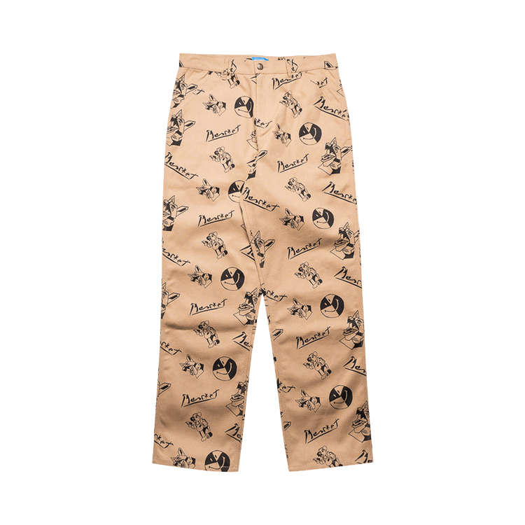 Market Smiley Cubism Double Knee Pant "Khaki"