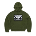Corteiz Huey Knit Hoodie "Olive"