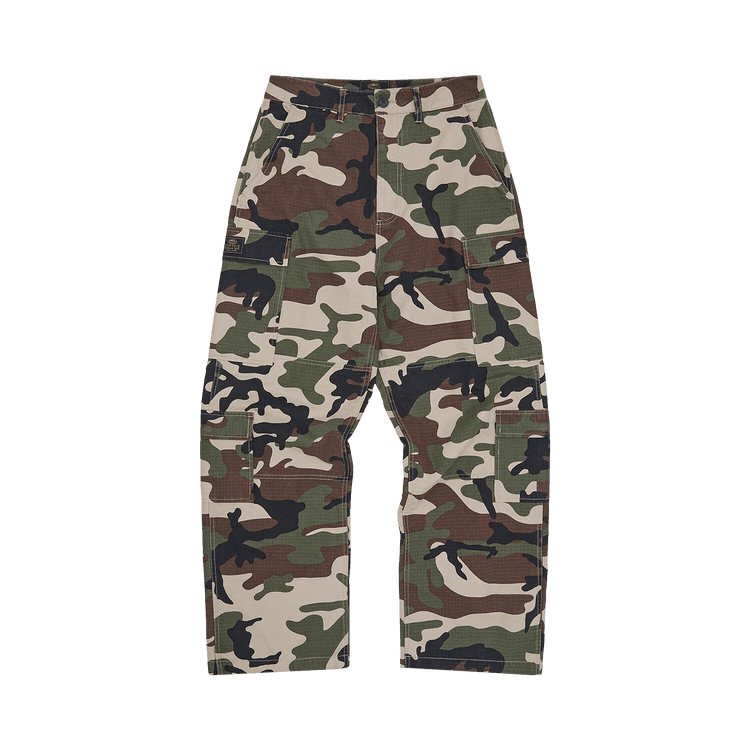 Corteiz Guerillaz Cargo Pant "Woodland Camo"