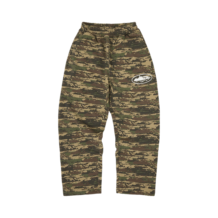 Corteiz Island Puff Print Open Hem Sweatpant "Digi Camo"