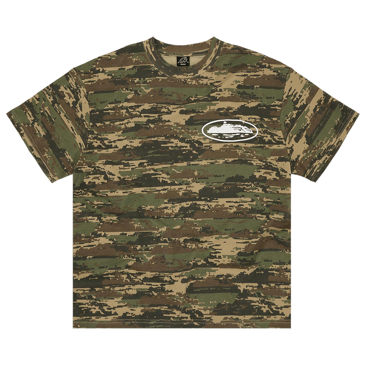 Corteiz Island Puff Print Tee "Digi Camo"