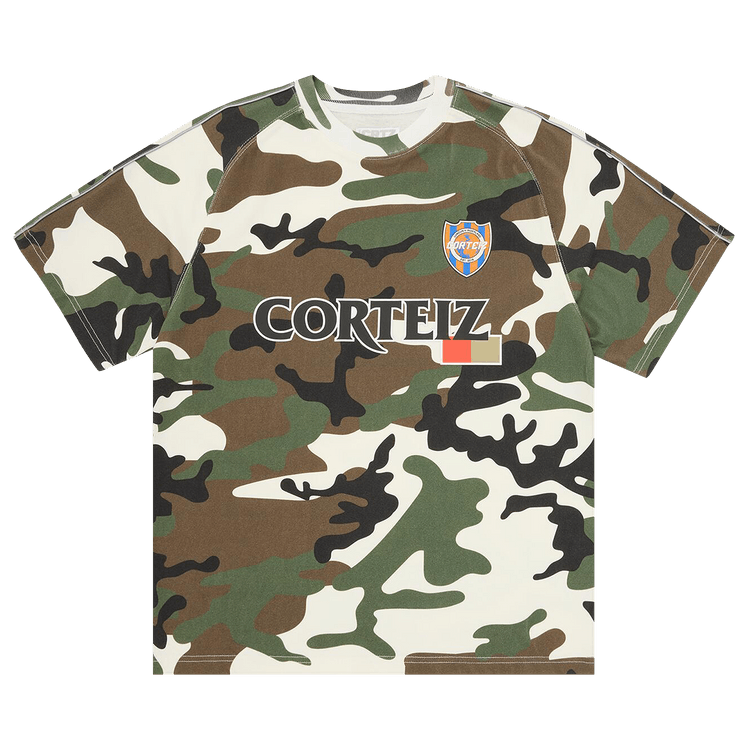 Corteiz Giapponese Cotton Jersey "Woodland Camo"