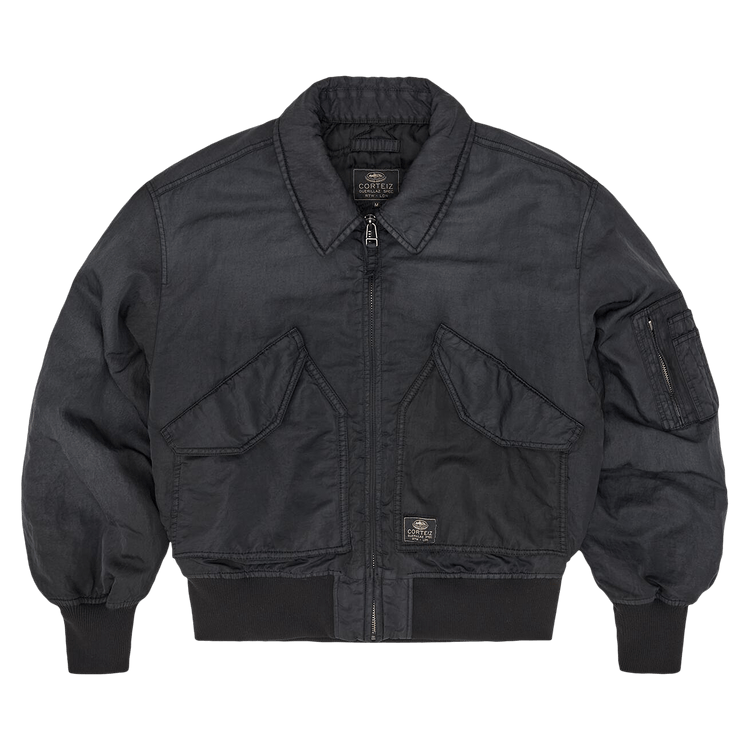 Corteiz Alcatraz Bomber Jacket "Vintage Black"