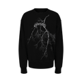 Givenchy Lightning Bolt Crewneck Sweatshirt "Black"