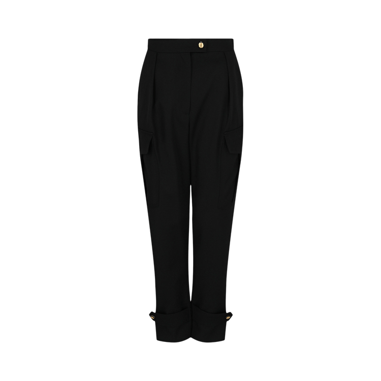 Alexander McQueen Tapered Cargo Trousers "Black"