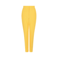 Alexander McQueen High-Waist Cigarette Trousers "Bright Yellow"