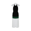 Ferragamo Layered Midi Dress "White"
