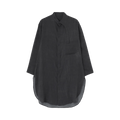 Yohji Yamamoto Pour Homme Asymmetric Long Blouse "Black"