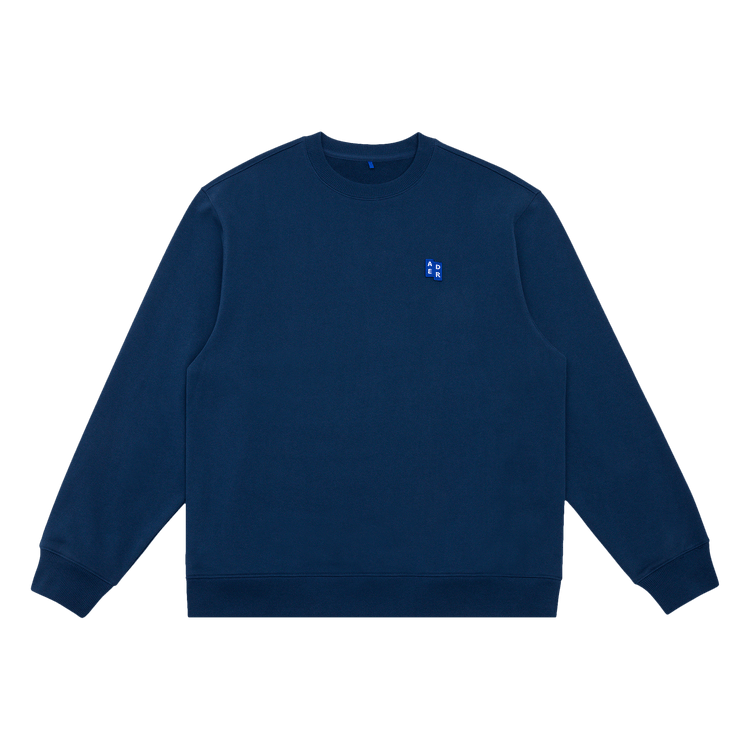Ader Error Long-Sleeve Hoodie "Navy"