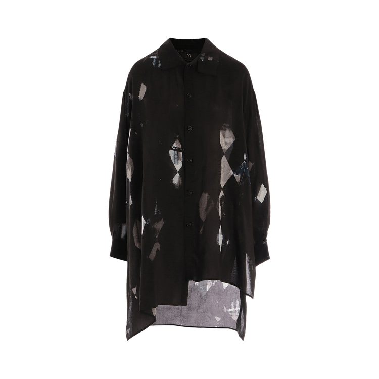 Y's O-Unbalanced Big Blouson 'Blue'