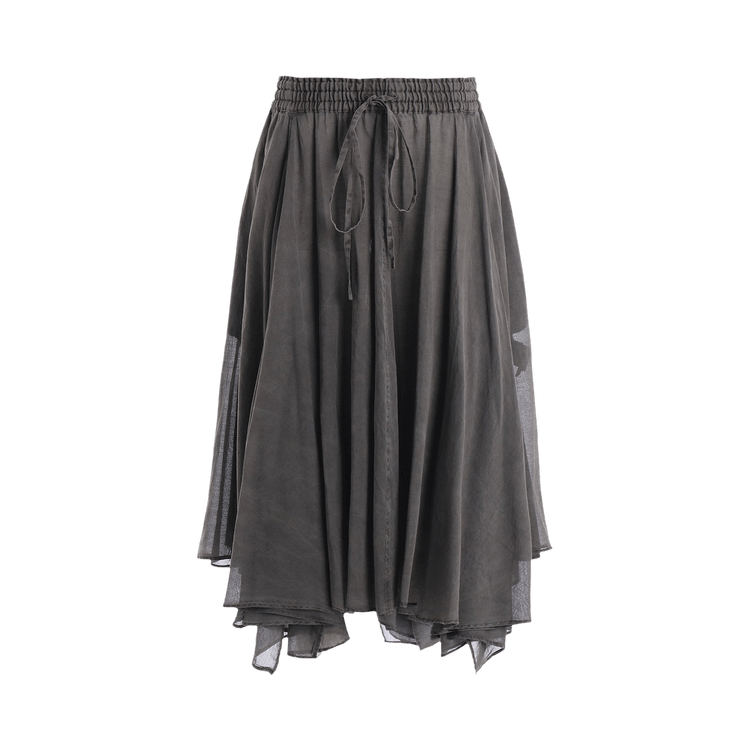 Y's I-Flare Gather Skirt 'Grey'