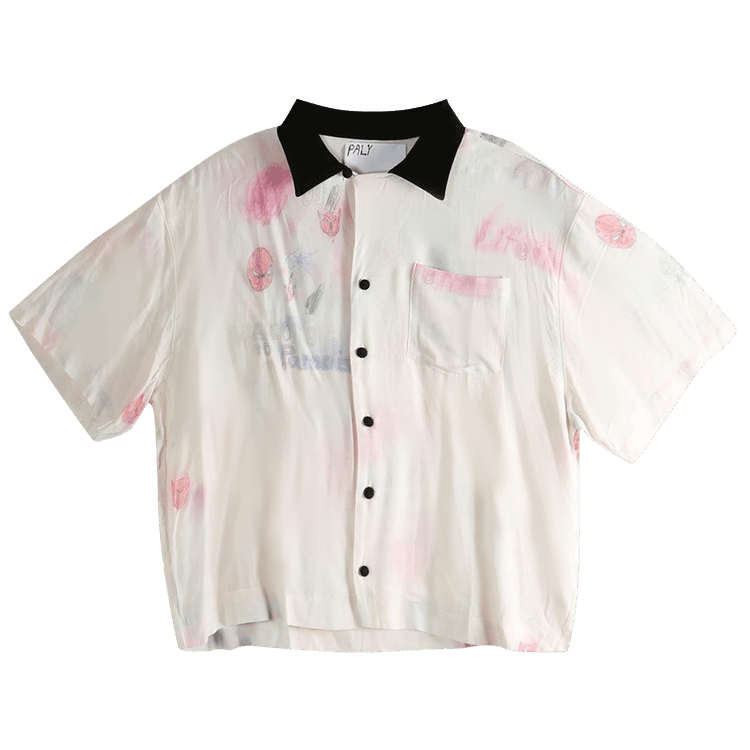 Paly Hollywood Crayon Silk Shirt "Multicolor"