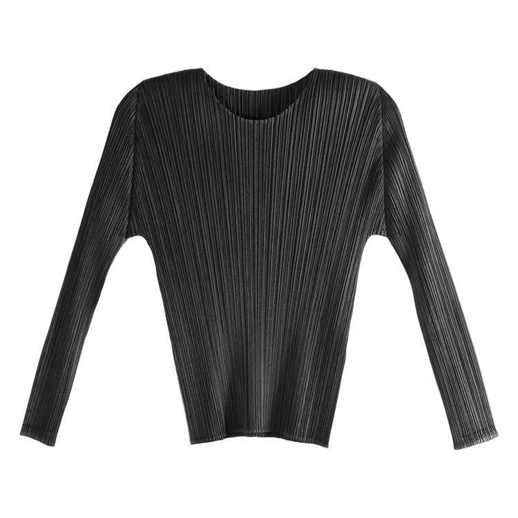 Pleats Please Issey Miyake Monthly Colors February Shirt "Grey"