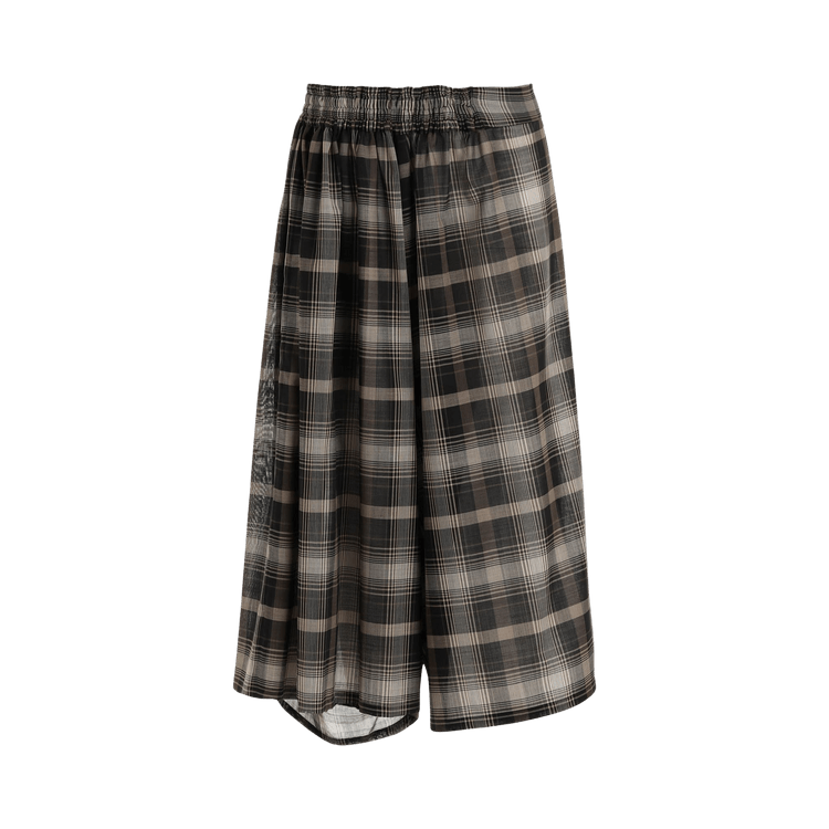 Y"s U-Right Side Gather Pants "Beige'