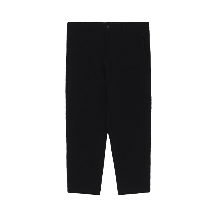 Yohji Yamamoto Pour Homme Triangle Tab Slim Pant "Black"