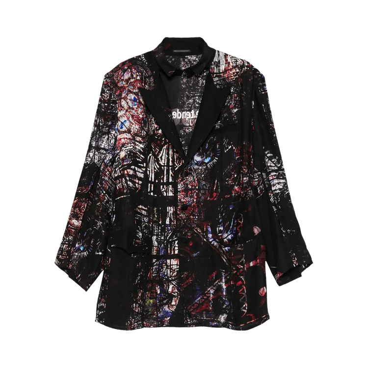 Yohji Yamamoto Pour Homme 0606 Printed Jacket "Black"