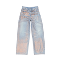 Acne Studios 1981 U Glitter Dawn Jeans "Rose Copper/Light Blue"