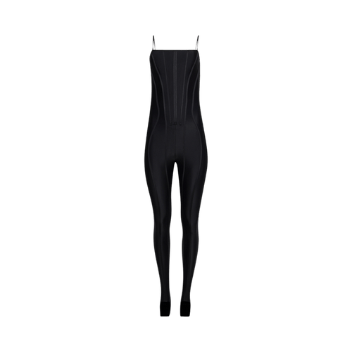 Mugler Corset Jumpsuit "Black"