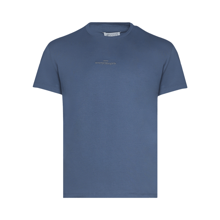 Maison Margiela T-Shirt "Avio/Grey Embroidery"